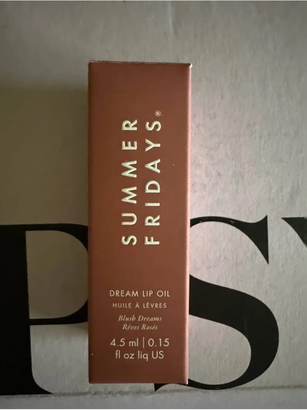 Summer Fridays Dream Lip Oil - Rose Gold Packaging